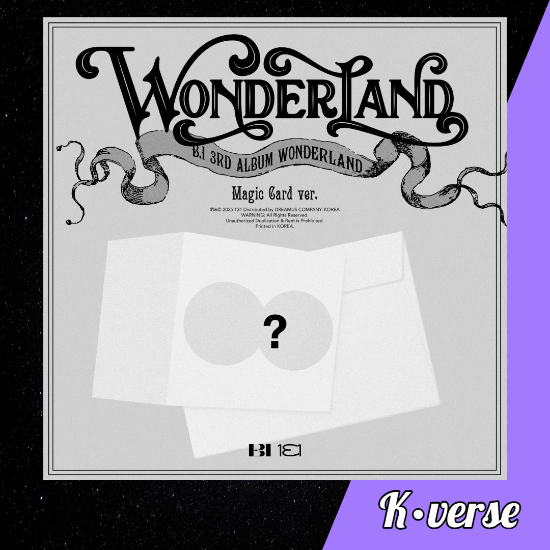 B.I 3rd Full Album 'WONDERLAND' ver. Magic Card