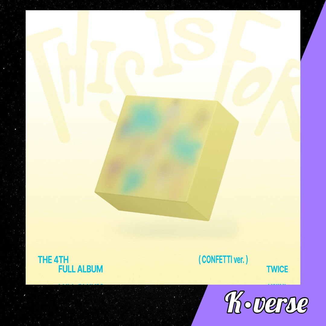 TWICE 4th Full Album 'THIS IS FOR' ver. CONFETTI