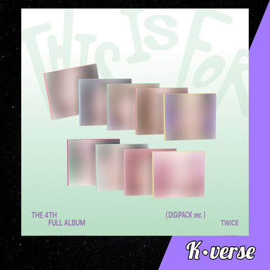 TWICE 4th Full Album 'THIS IS FOR' ver. Digipack