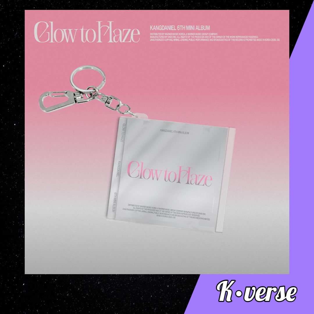 Preorder: KANG DANIEL 6th Mini Album 'Glow to Haze' ver. Keyring