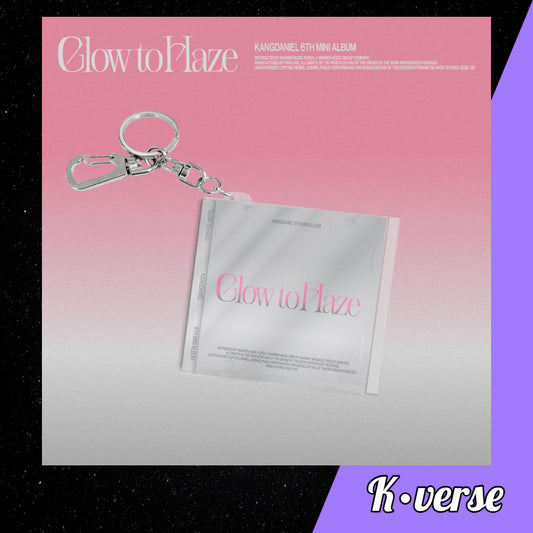 Preorder: KANG DANIEL 6th Mini Album 'Glow to Haze' ver. Keyring