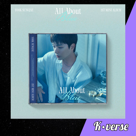 Preorder: YOOK SUNGJAE 1st Mini Album 'All About Blue' ver. Jewel