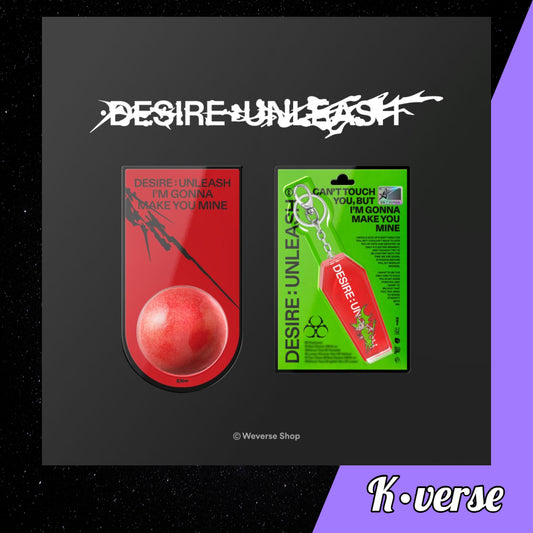 Preorder: EHYPEN 6th Mini Album 'DESIRE: UNLEASH' ver. Bath Bomb/Keyring