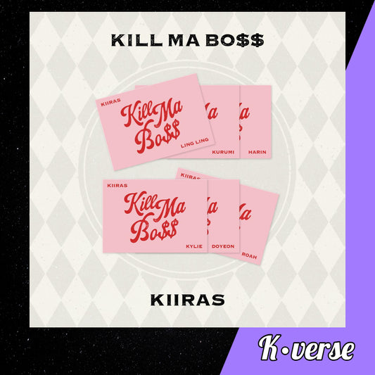 Preorder: KIIRAS 1st Mini Album 'KILL MA BO$$' ver. Pocaalbum (Random)