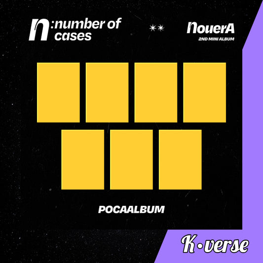 NouerA 2nd Mini Album 'n: number of cases' ver. Pocaalbum