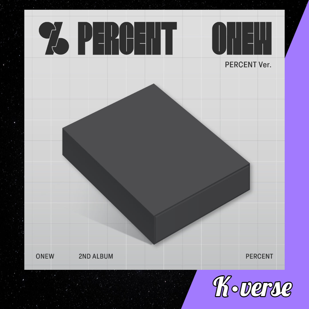ONEW 2nd Album 'PERCENT' ver. Percent