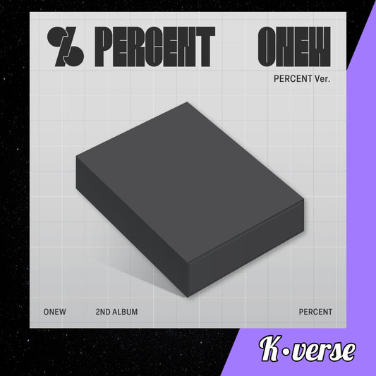 ONEW 2nd Album 'PERCENT' ver. Percent