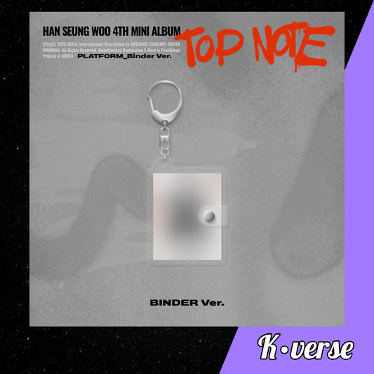 Han Seung Woo 4th Mini Album 'TOP NOTE' ver. Binder