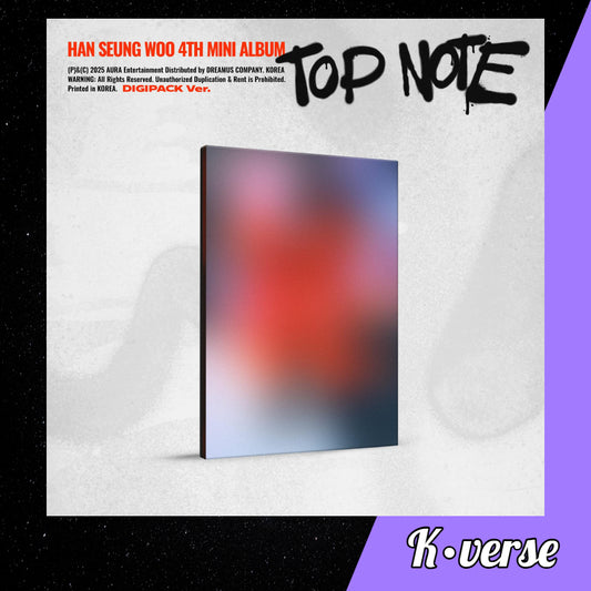 Han Seung Woo 4th Mini Album 'TOP NOTE' ver. Digipack