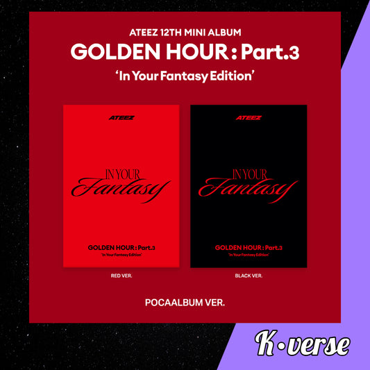 ATEEZ 12th Mini Album 'GOLDEN HOUR: Part.3' ver. "In Your Fantasy Edition"