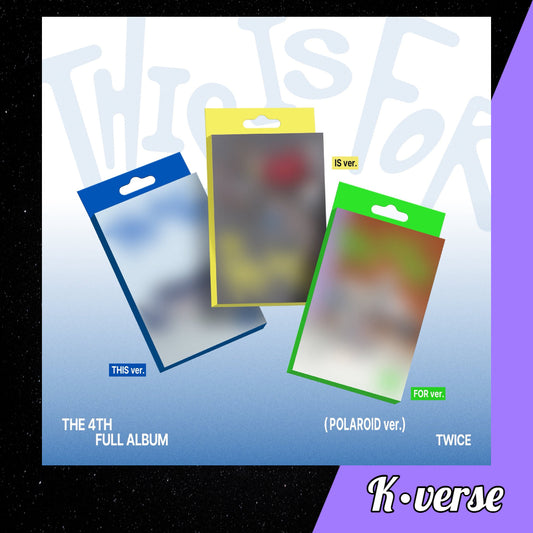 TWICE 4th Full Album 'THIS IS FOR' ver. Polaroid
