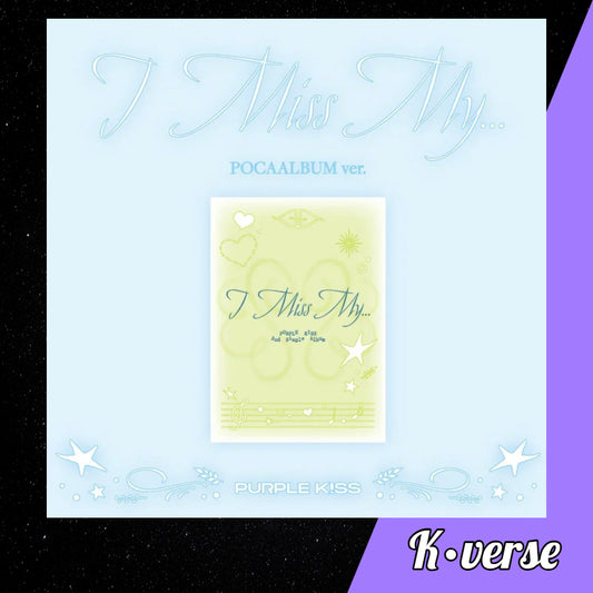 PURPLE KISS 2nd Single Album 'I MISS MY...' ver. Pocaalbum