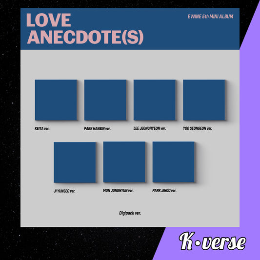 EVNNE 5th Mini Album 'LOVE ANECTODE(S)' ver. Digipack (Random)