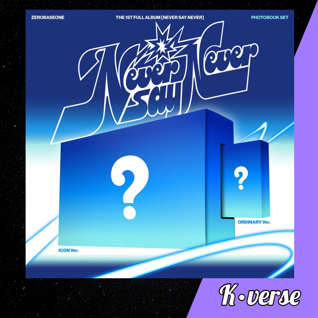Preorder: ZEROBASEONE 1st Full Album 'Never Say Never' ver. Photobook
