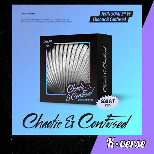 Preorder: Jeon Somi 2nd EP Album 'Chaotic & Confused' ver. GEM PIT