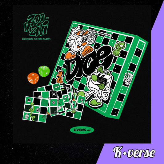 ZOONIZINI 1st Mini Album 'DICE' ver. EVENS