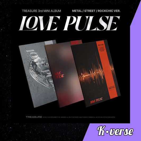 Preorder: TREASURE 3rd Mini Album 'LOVE PULSE'