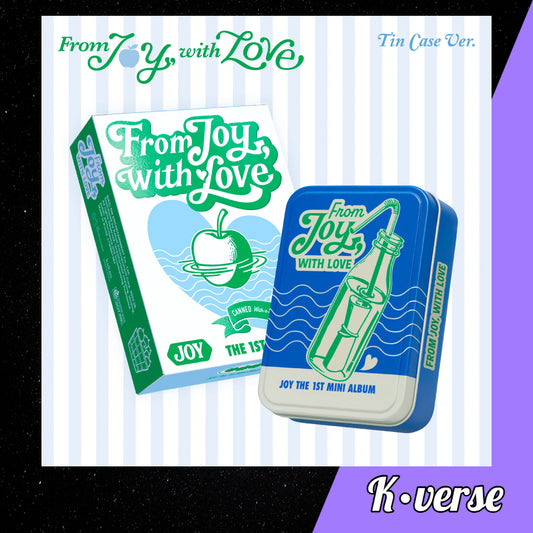Preorder: Joy 1st Mini Album 'From JOY, with Love' ver. Tin Case