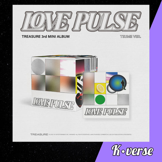 Preorder: TREASURE 3rd Mini Album 'LOVE PULSE' ver. Teume