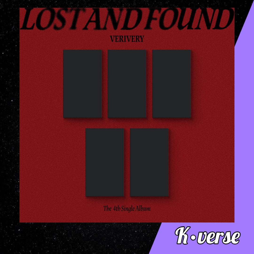 Preorder: VERIVERY 4th Single Album 'LOST AND FOUND' ver. Light