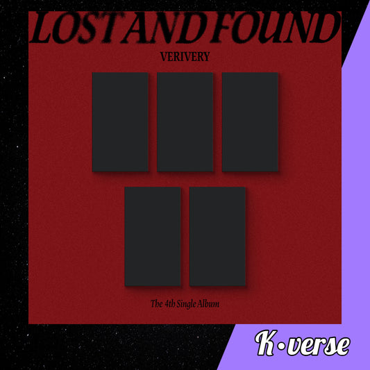 Preorder: VERIVERY 4th Single Album 'LOST AND FOUND' ver. Light