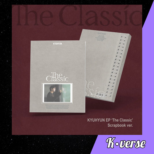 Preorder: Kyuhyun 2nd EP Album 'The Classic' ver. Scrapbook