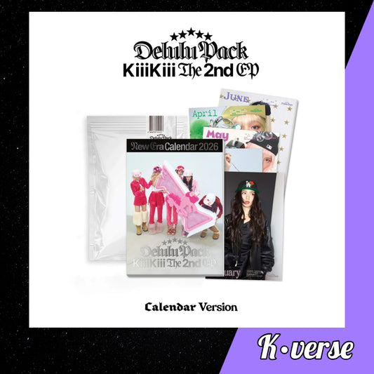 KiiiKiii 2nd EP Album 'Delulu Pack' ver. Calendar