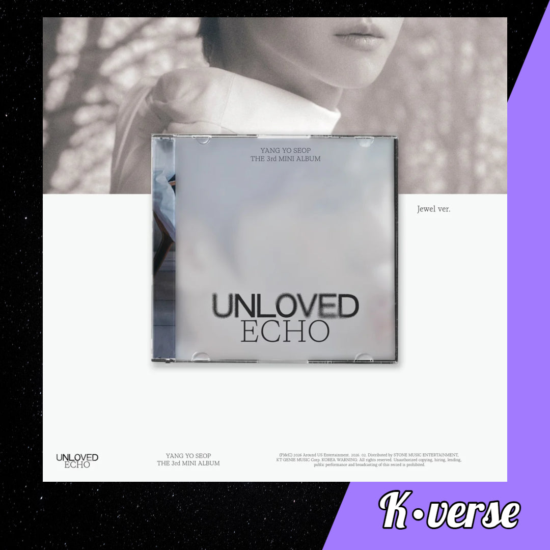 Preorder: Yang Yo Seop 3rd Mini Album 'UNLOVED ECHO' ver. Jewel