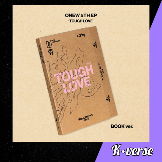 Preorder: ONEW 5th EP Album 'TOUGH LOVE' ver. Book