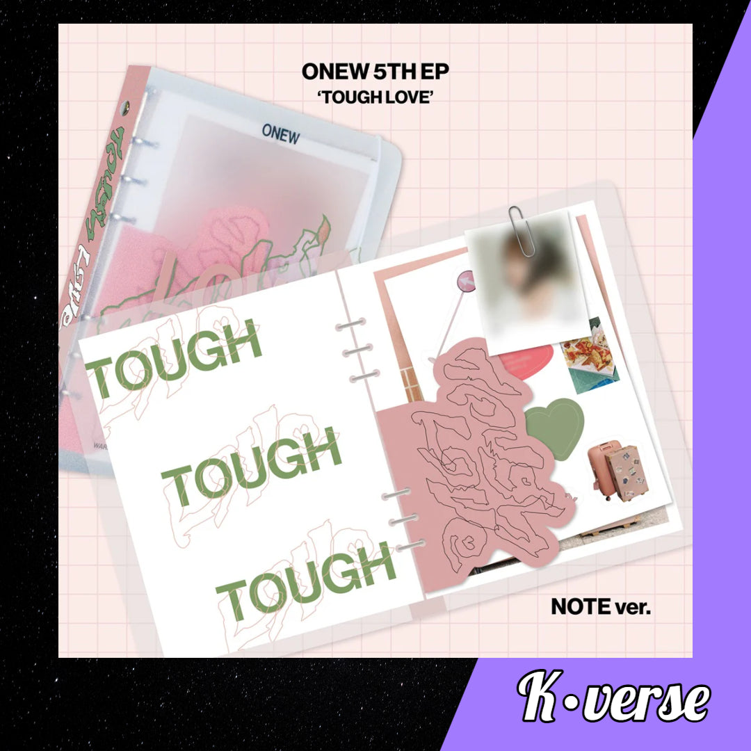 Preorder: ONEW 5th EP Album 'TOUGH LOVE' ver. Note