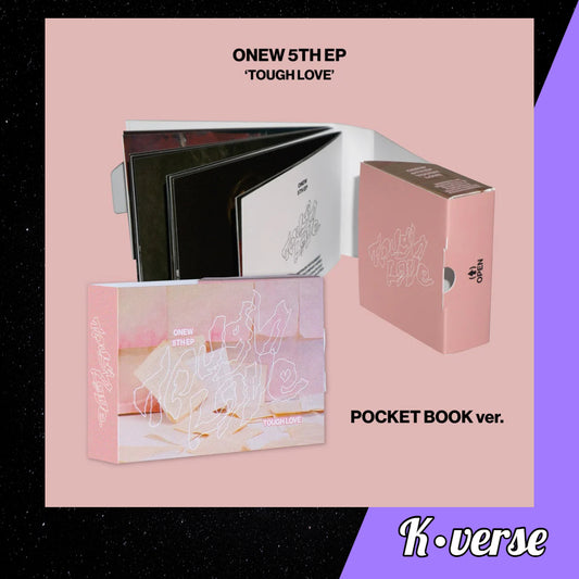 Preorder: ONEW 5th EP Album 'TOUGH LOVE' ver. Pocket Book