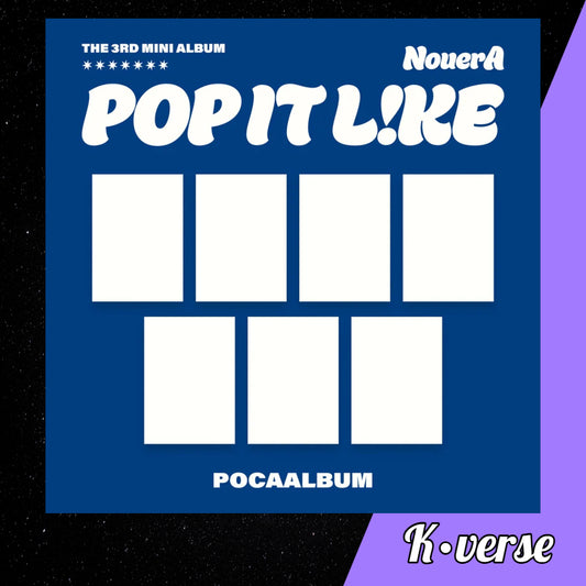 NouerA 3rd Mini Album 'POP IT L!KE' ver. Pocaalbum