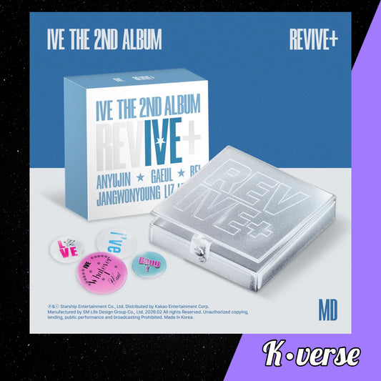 Preorder: IVE 2nd Mini Album 'REVIVE+' ver. MD