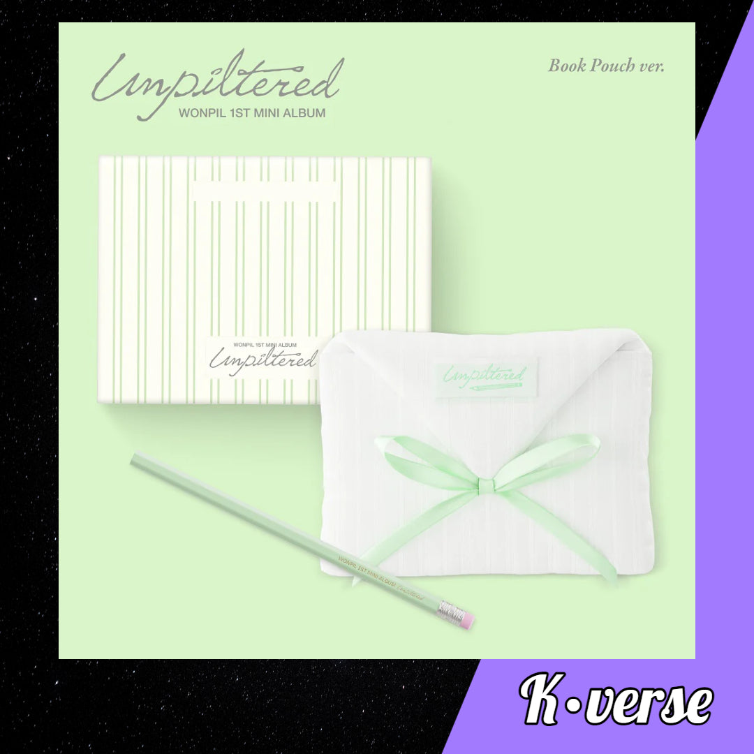 DAY6 Wonpil 1st Mini Album 'Unpiltered' ver. Book Pouch
