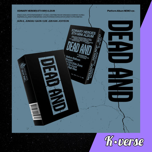 XDINARY HEROES 8th Mini Album 'DEAD AND' ver. Nemo