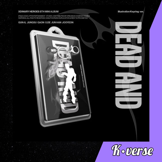 XDINARY HEROES 8th Mini Album 'DEAD AND' ver. Illustration Keyring