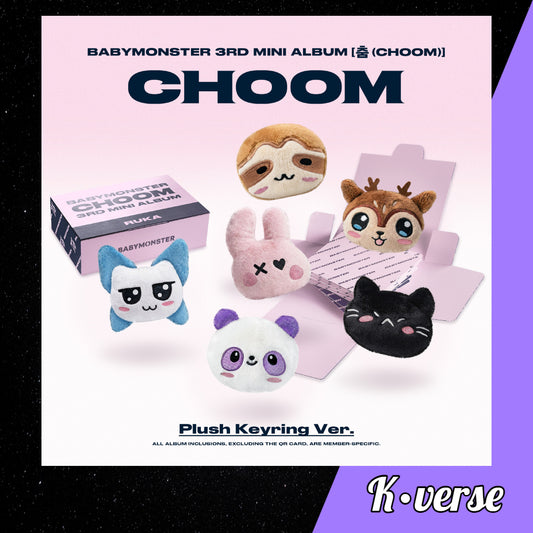 BABYMONSTER 3rd Mini Album '춤 CHOOM' ver. Plush Keyring