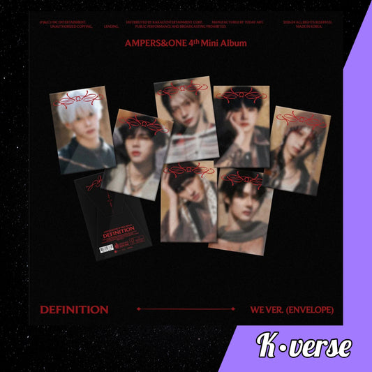 AMPERS&ONE 4th Mini Album 'DEFINITION' ver. WE
