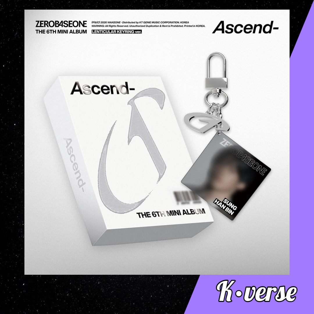 ZEROBASEONE 6th Mini Album 'Ascend-' ver. Keyring