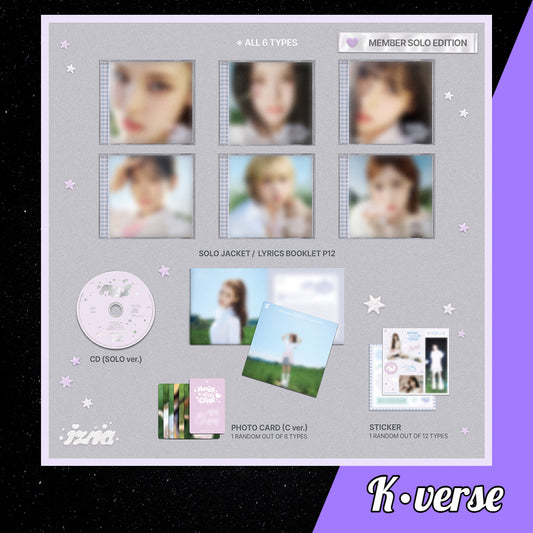 Preorder: IZNA Japan 1st Mini Album 'HANDLE WITH CARE' ver. Member Solo