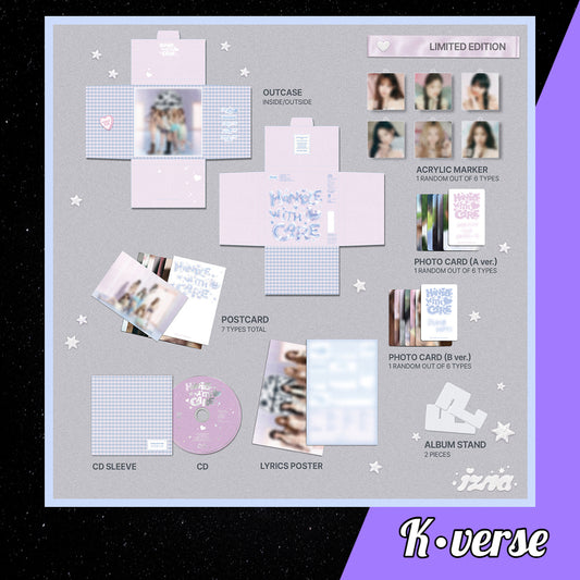 Preorder: IZNA Japan 1st Mini Album 'HANDLE WITH CARE' ver. Limited