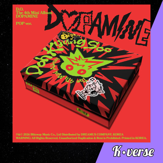 Preorder: D.O. 4th Mini Album 'DOPAMINE' ver. POP