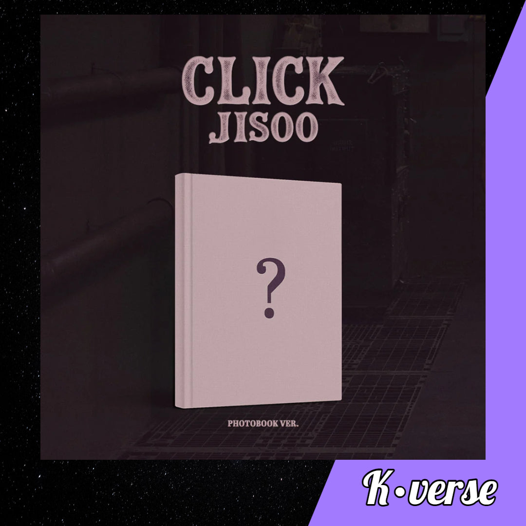 Preorder: JISOO Single Album 'CLICK' ver. Photobook