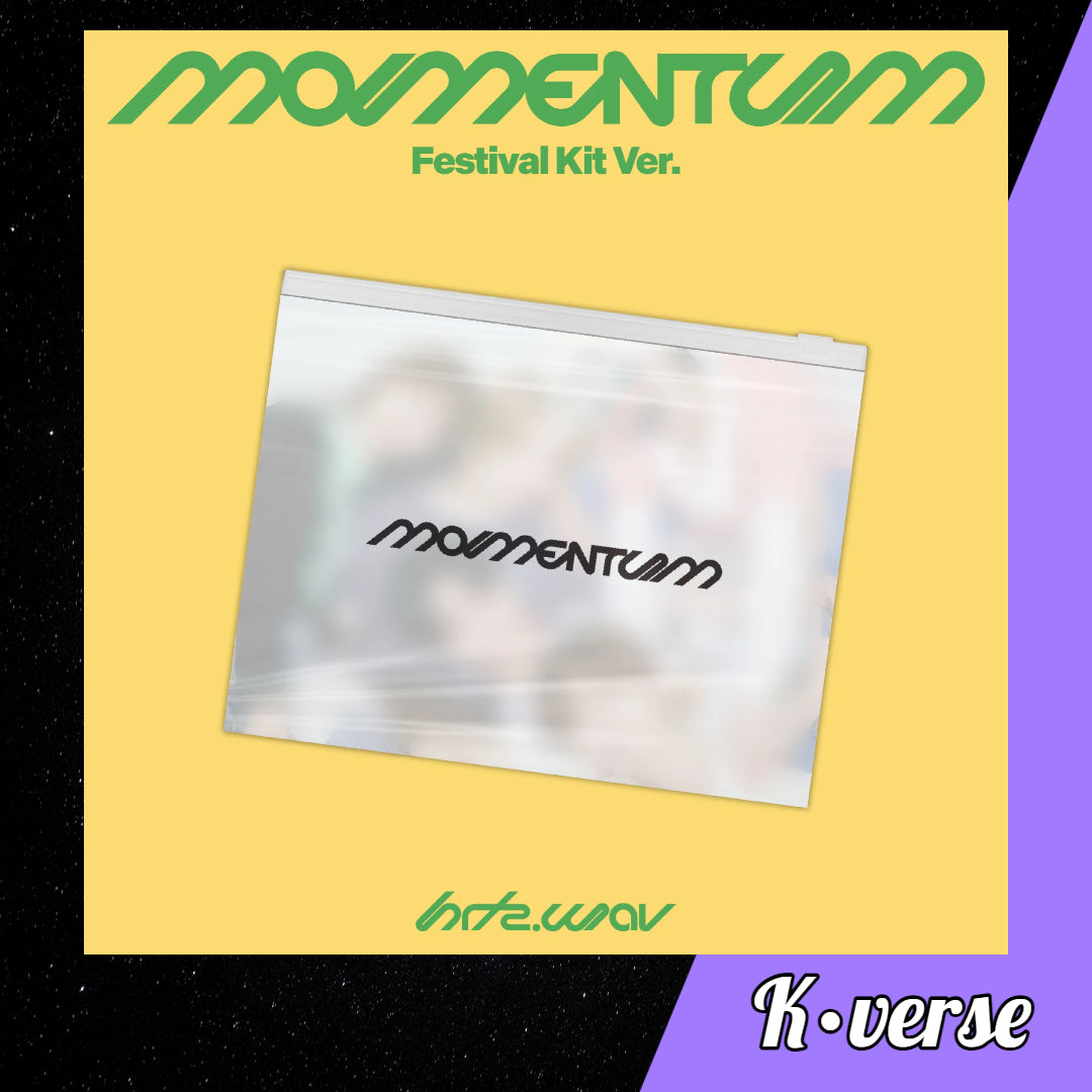 Preorder: hrtz.wav 2nd Mini Album 'The Second Wave: MOMENTUM' ver. Festival Kit