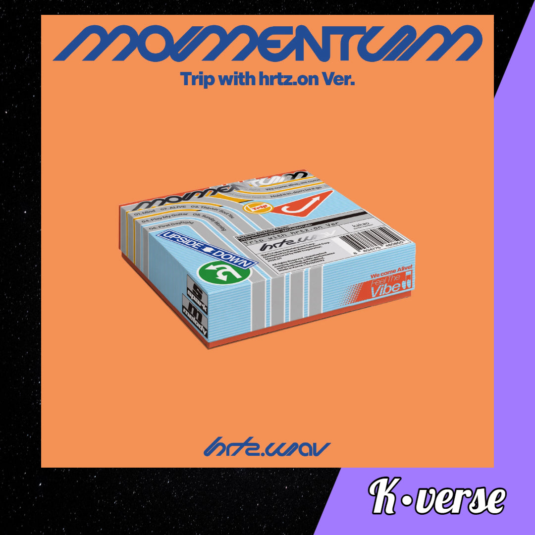 Preorder: hrtz.wav 2nd Mini Album 'The Second Wave: MOMENTUM' ver. Trip with hrtz.on