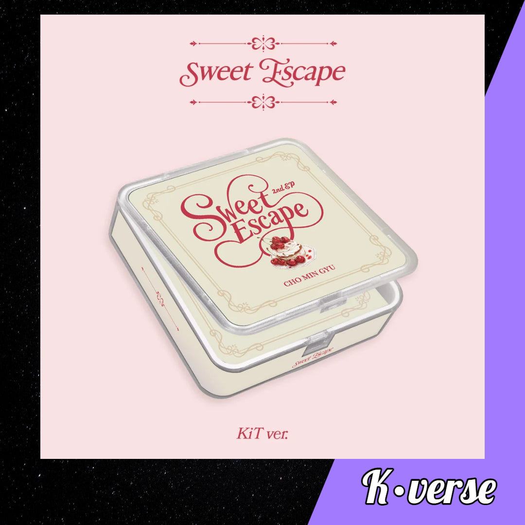 Preorder: Cho Min Gyu 2nd EP Album 'Sweet Escape' ver. KiT