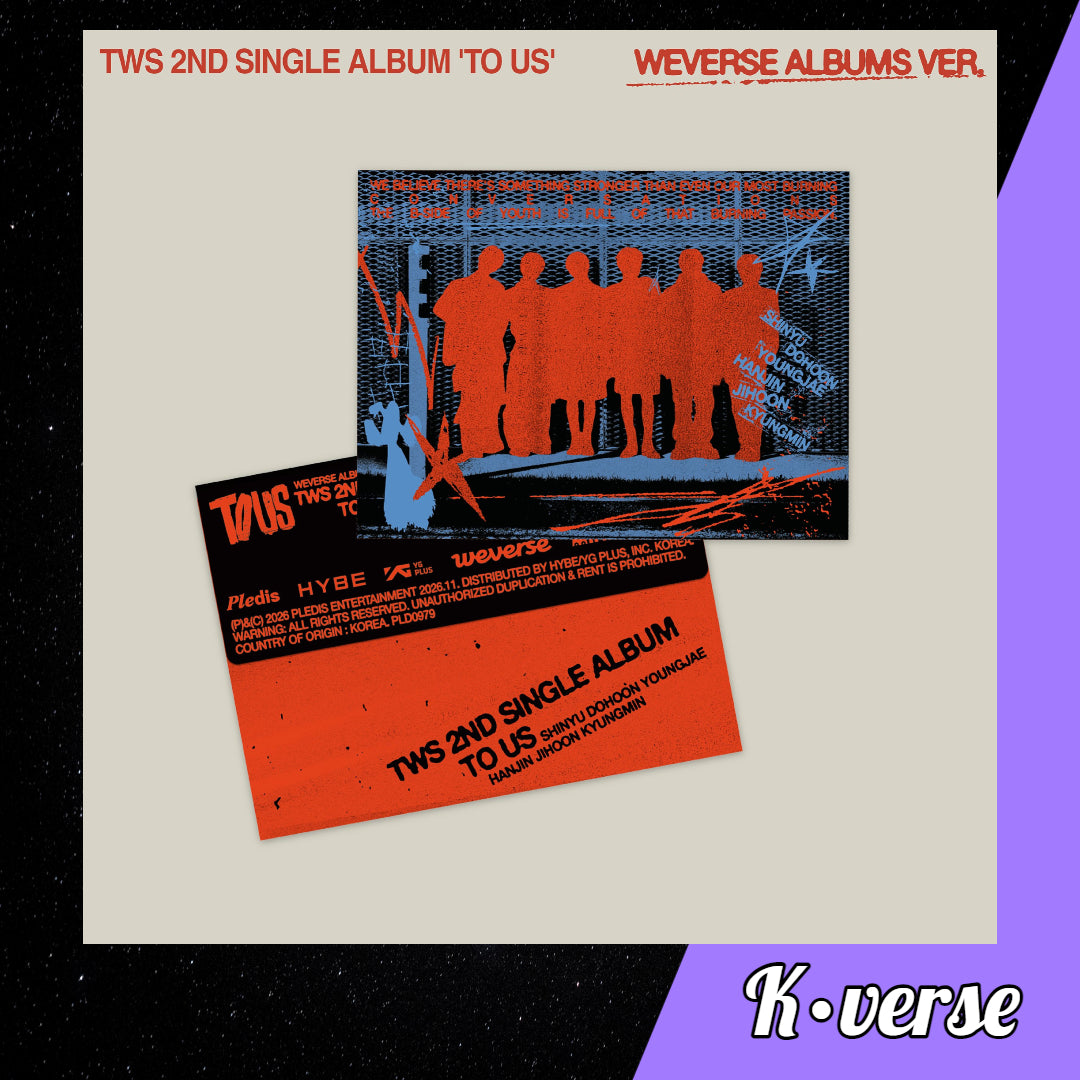 Preorder: TWS: 2nd Single Album 'TO US' ver. Weverse Album