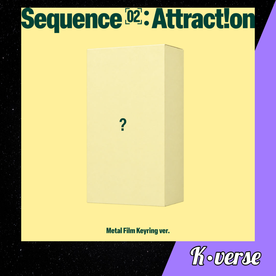 Preorder: AND2BLE 2nd Mini Album 'Sequence 02: Attract!on' ver. Metal Film Keyring