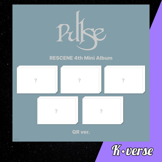 Preorder: RESCENE 4th Mini Album 'Pulse' ver. QR