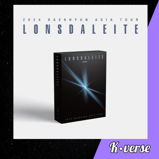 Preorder: BAEKHYUN 2024 Asia Tour 'LONSDALEITE' ver. DVD